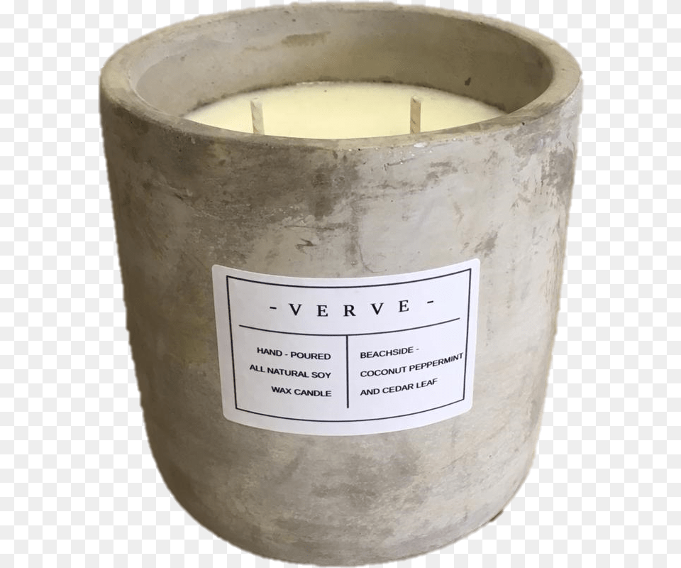 Verve Concrete Candle Assorted Candle, Business Card, Paper, Text Free Transparent Png