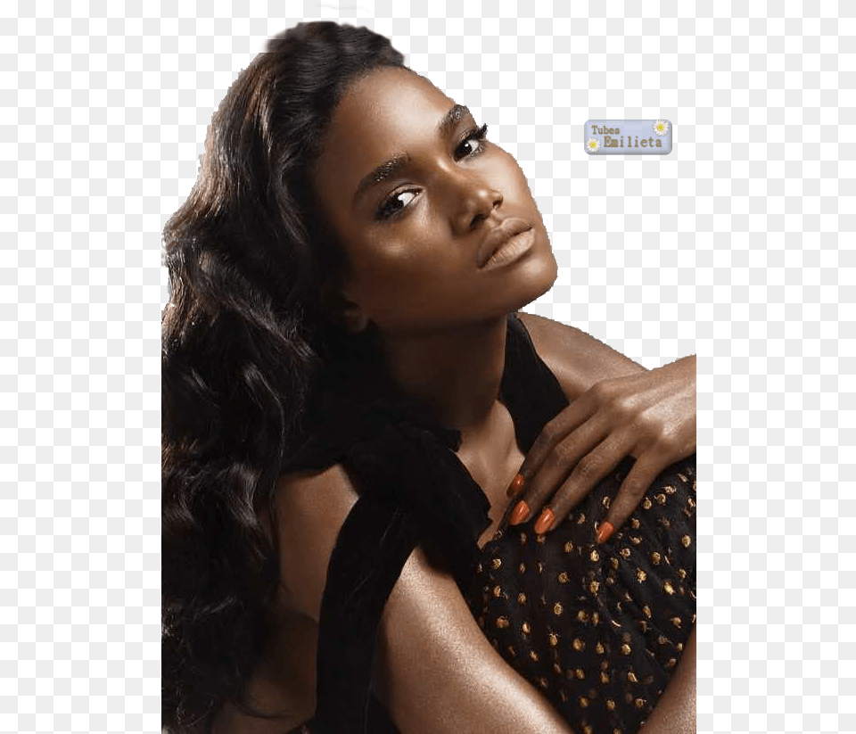 Very Dark Black Skinned Woman, Face, Head, Person, Photography Free Png