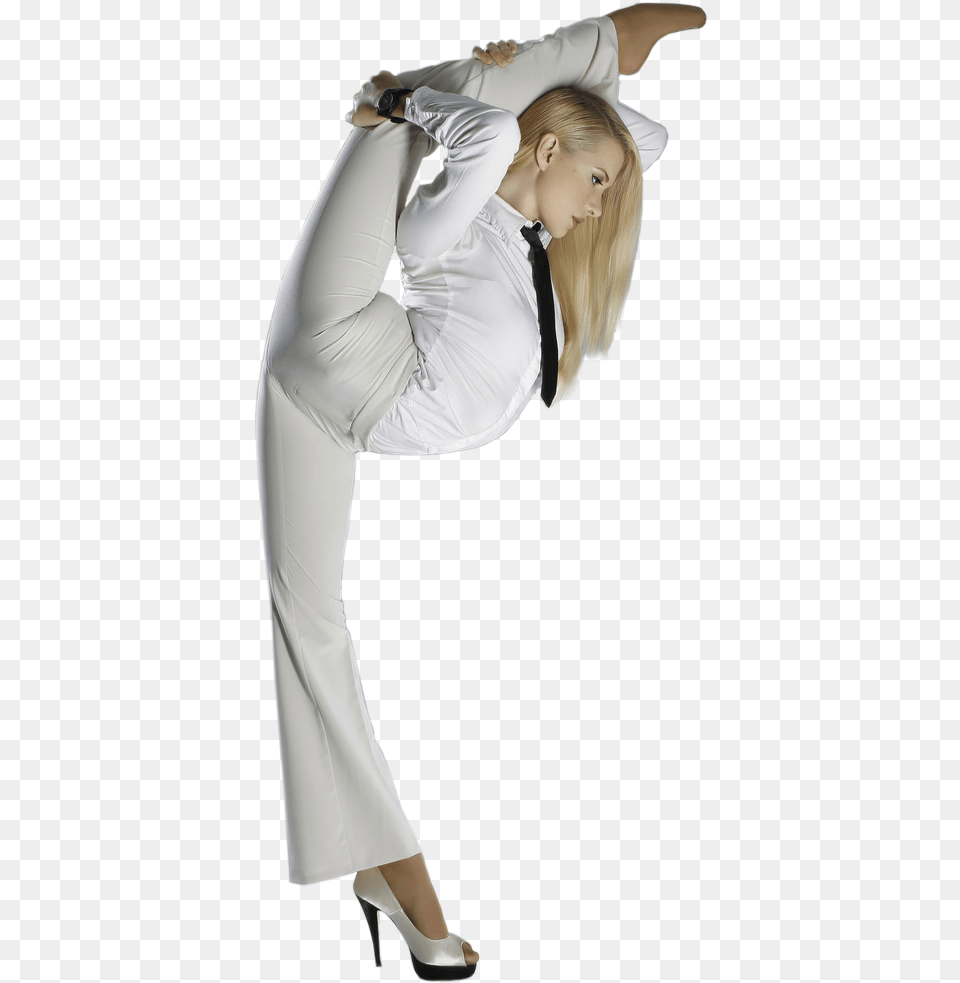 Very Flexible, Woman, Adult, Clothing, Shoe Free Png Download