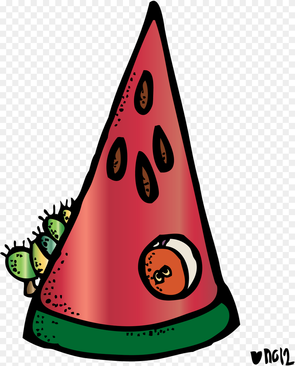Very Hungry Caterpillar Watermelon Melonheadz Very Hungry Caterpillar, Clothing, Hat, Party Hat Png