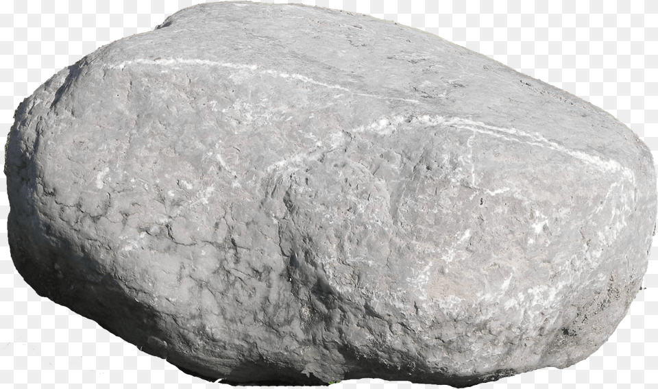 Very Large Grey Stone, Rock, Limestone, Mineral Png Image