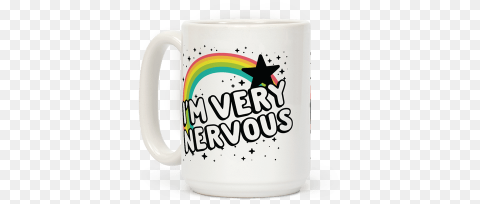 Very Nervous Coffee Mug Baseball Tee, Cup, Beverage, Coffee Cup Free Transparent Png