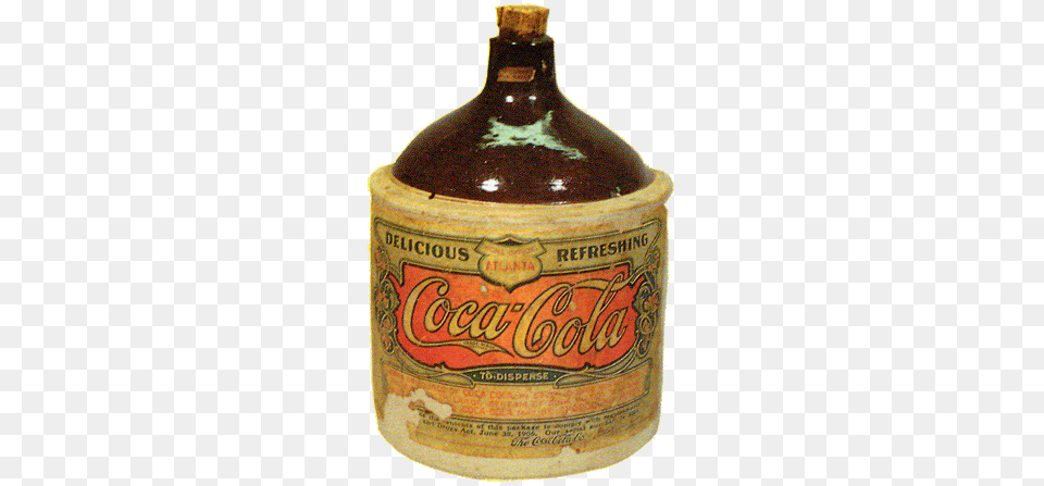 Very Old Coca Cola Bottle, Beverage, Alcohol, Beer, Food Png Image