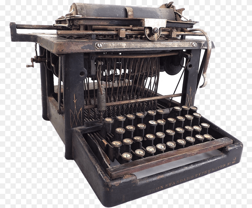 Very Old Typewriter, Computer Hardware, Electronics, Hardware, Machine Free Png Download