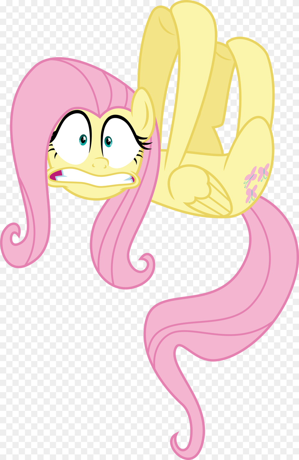 Very Scared Fluttershy By Osipush Scared Fluttershy, Face, Head, Person Png