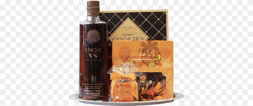 Very Special Cognac Gift Basket Ciroc Cognac Gift Glass Bottle, Alcohol, Beverage, Liquor Free Png Download