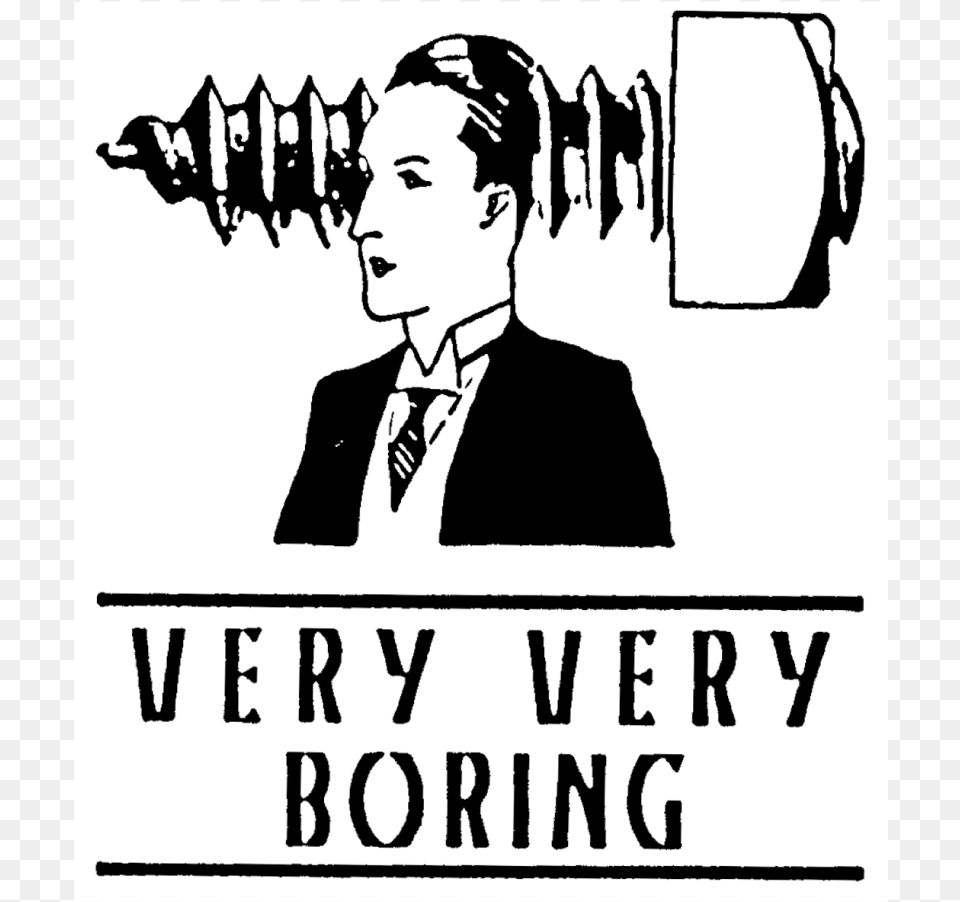 Very Very Boring Rubber Stamptitle Very Very Boring Stamp Boring, Stencil, Adult, Male, Man Png
