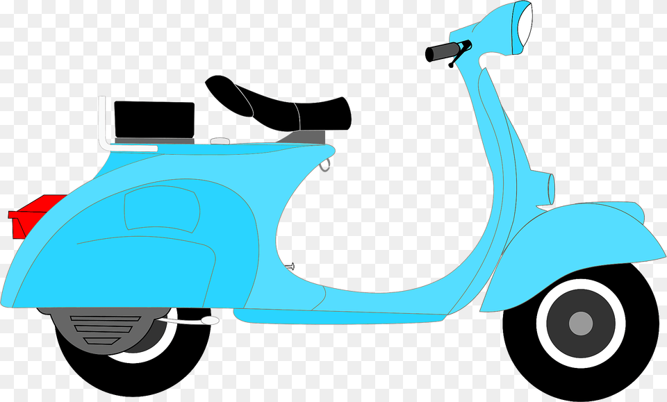 Vespa 1957 Clipart, Vehicle, Transportation, Scooter, Motorcycle Png
