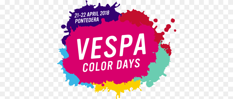 Vespa Color Days Vespa Color Days, Advertisement, Poster, Art, Graphics Free Png