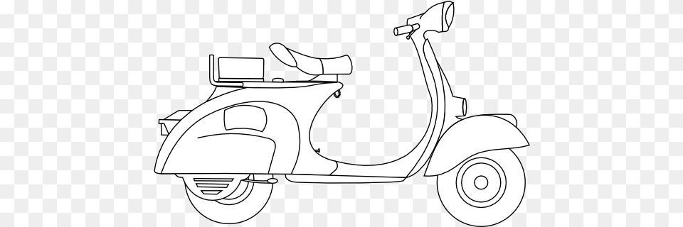 Vespa Scooter Vector, Transportation, Vehicle, Motorcycle, Motor Scooter Free Png Download