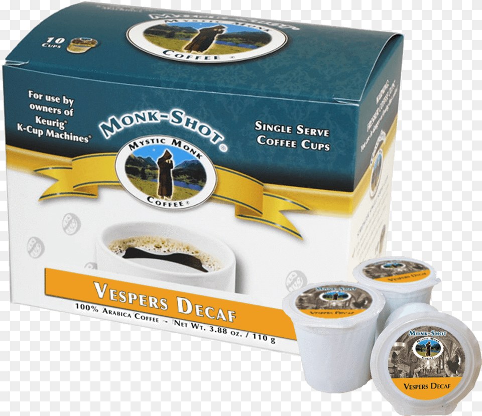 Vespers Decaf 10ct Coffee, Cup, Tape, Beverage, Coffee Cup Free Transparent Png