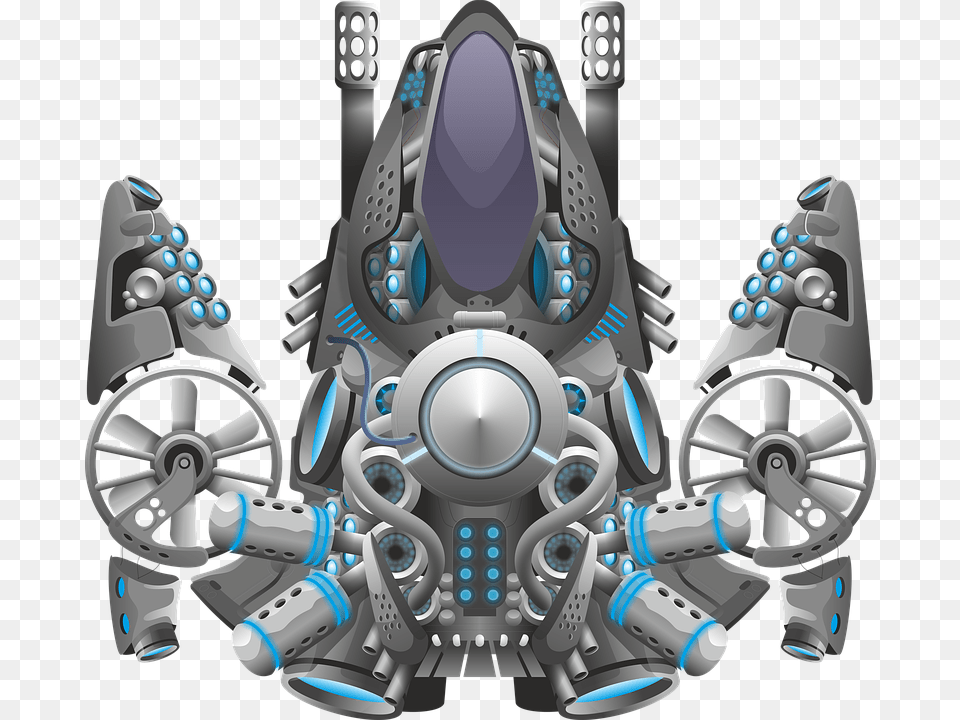 Vessel Space Mechanics Sprite Sprite Sheet Nave, Engine, Machine, Motor, Wheel Png Image