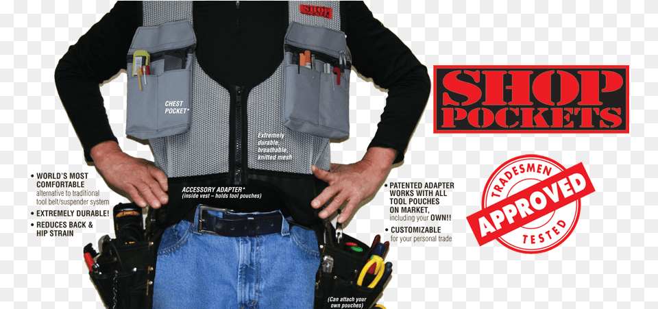 Vest From Brochure For Homepag Portable Network Graphics, Lifejacket, Clothing, Adult, Male Free Transparent Png