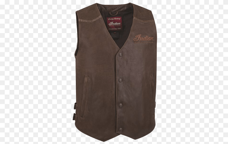 Vest Transparent Indian Leather Vest, Clothing, Lifejacket Free Png Download