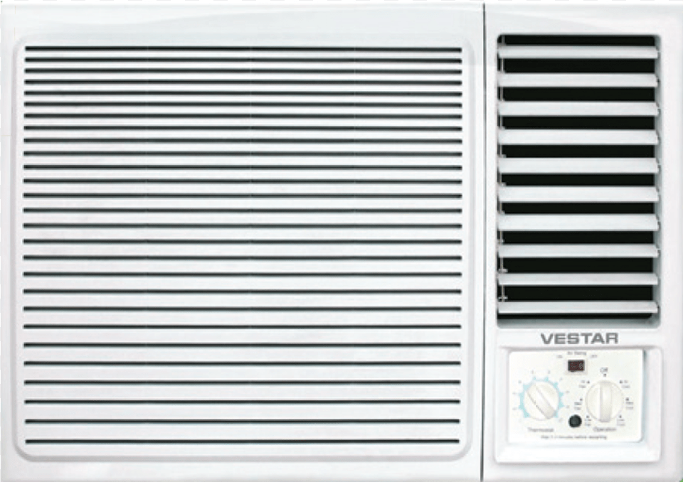 Vestar 1 Ton 2 Star Standard Window Ac Vaw1207dt Air Conditioning, Air Conditioner, Appliance, Device, Electrical Device Png