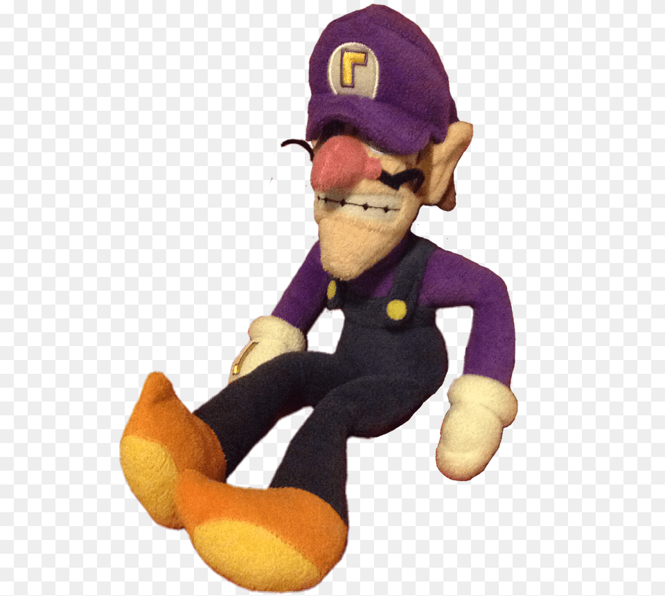 Vesterampamp Friends Wiki Waluigi Plush, Toy, Baby, Person, Face Free Png Download