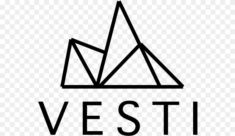Vesti Logo, Gray Png