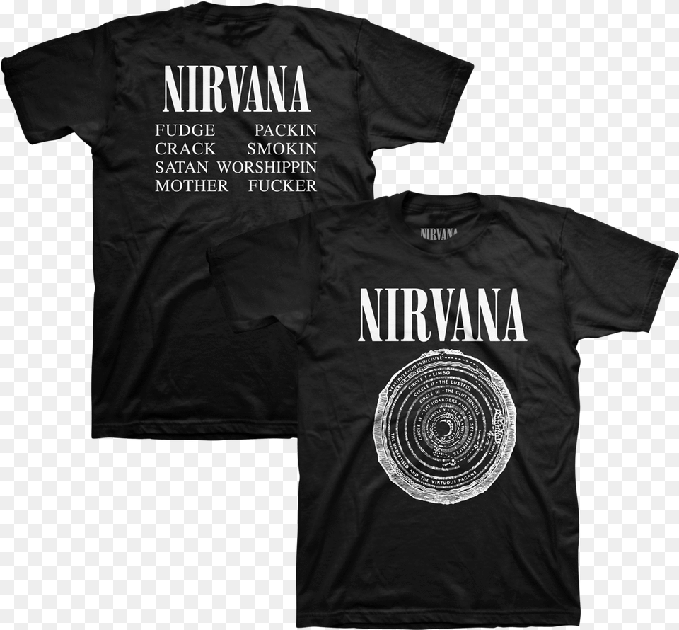 Vestibule Tee Nirvana Queens Of The Stone Age Tour T Shirt, Clothing, T-shirt Png Image