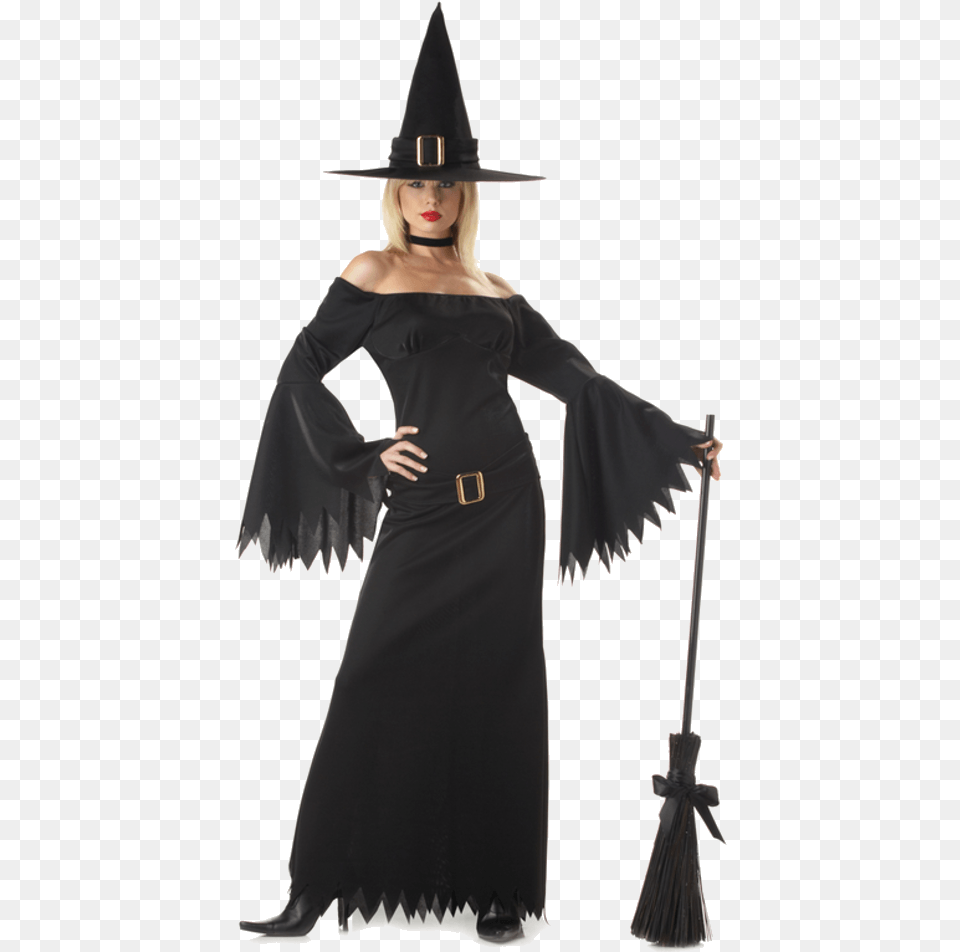 Vestido De Bruxa Halloween, Adult, Sleeve, Person, Long Sleeve Free Png