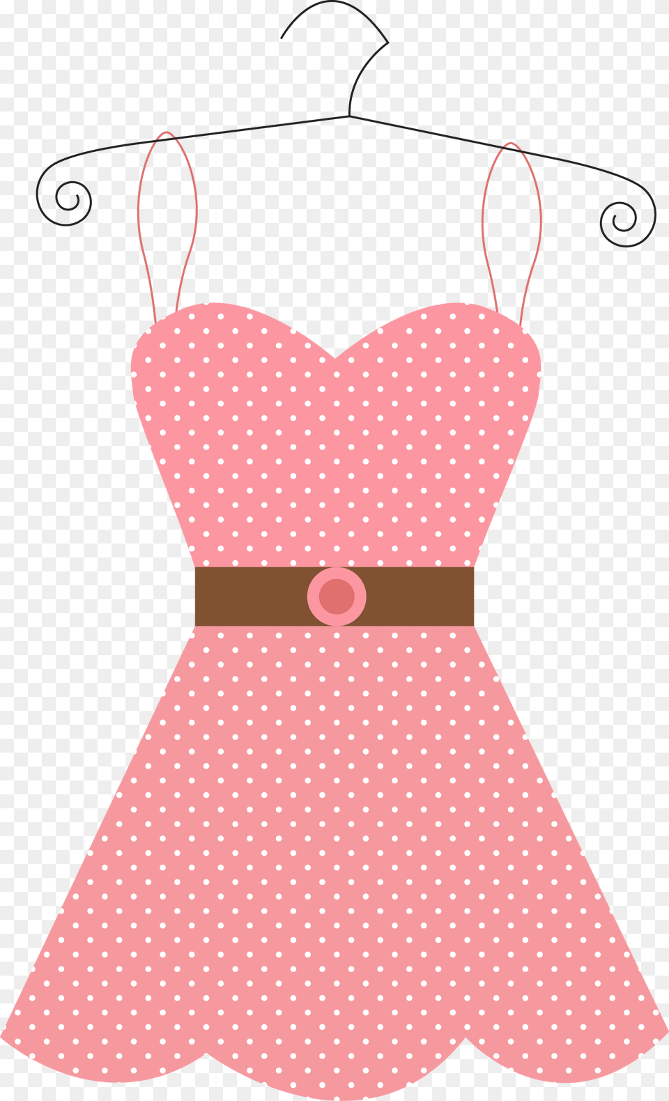Vestido Desenho Desenho De Roupa, Pattern, Clothing, Dress, Polka Dot Png Image