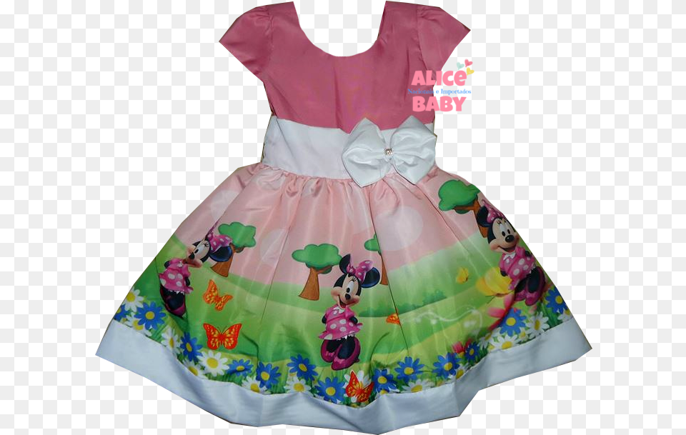 Vestido Minnie Rosa 6 Anos, Clothing, Dress, Blouse, Skirt Free Transparent Png