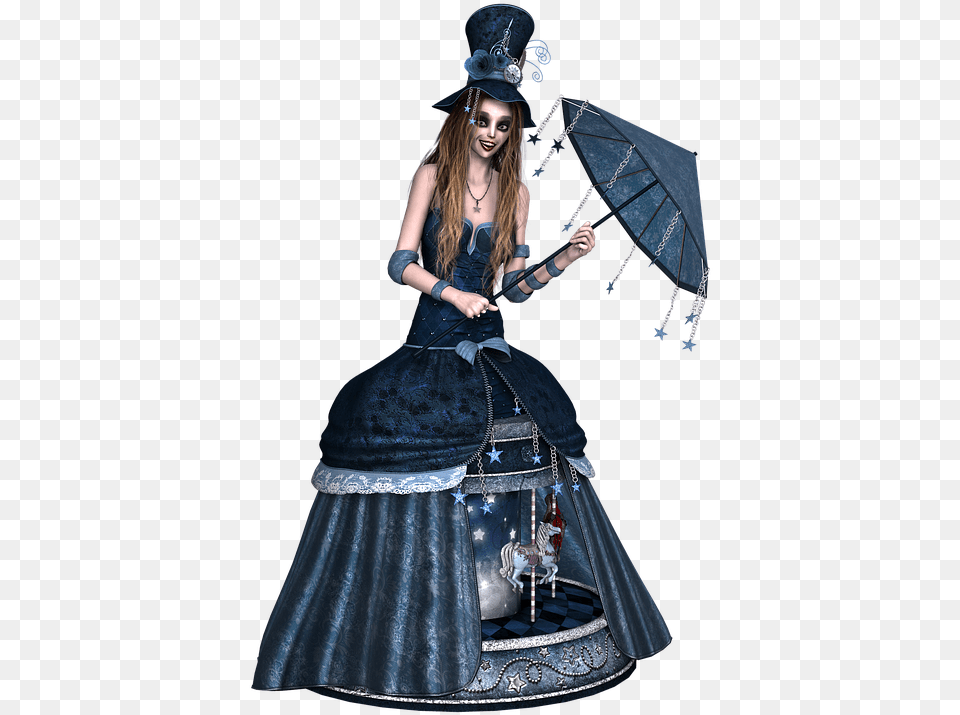 Vestido Steampunk, Clothing, Dress, Costume, Person Free Transparent Png