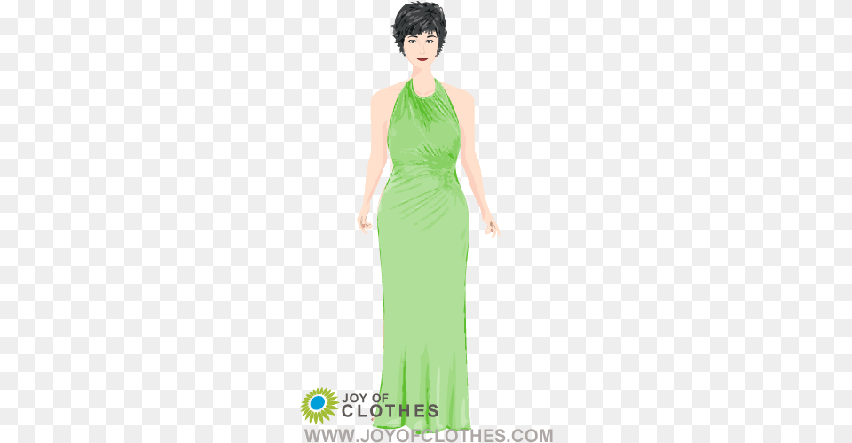 Vestido Verde Claro Casual Wear, Adult, Person, Gown, Formal Wear Free Png