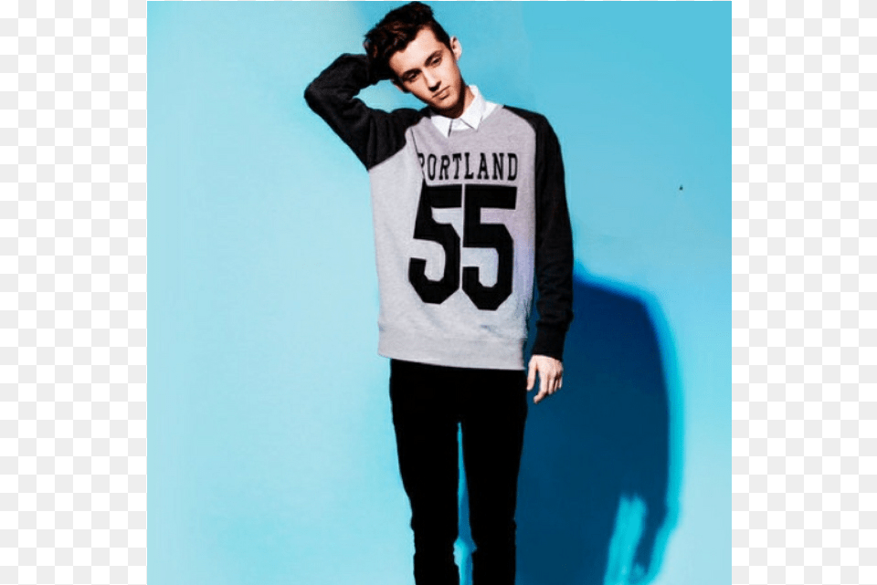 Vestimenta De Troye Sivan, T-shirt, Clothing, Sweatshirt, Sweater Png Image