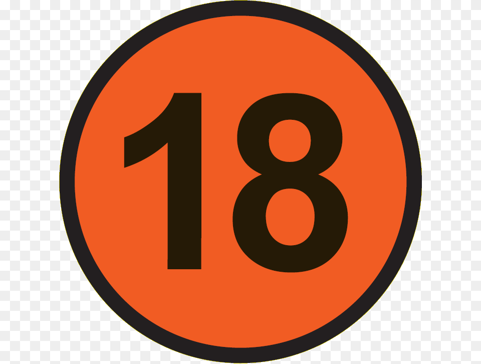 Vet 18 Circle, Number, Symbol, Text Free Transparent Png