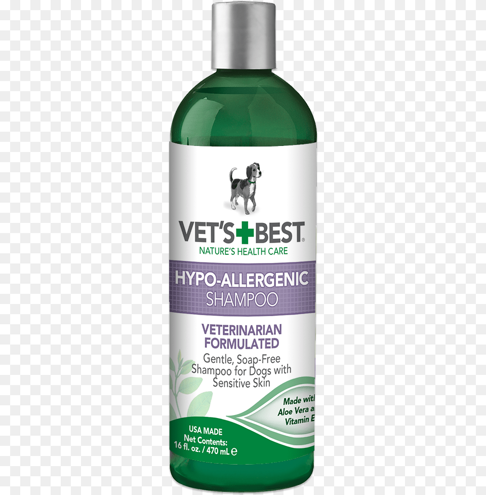 Vet S Best Hypo Allergenic Dog Shampoo For Sensitive Vet Shampoo For Dogs, Plant, Herbs, Herbal, Bottle Png Image