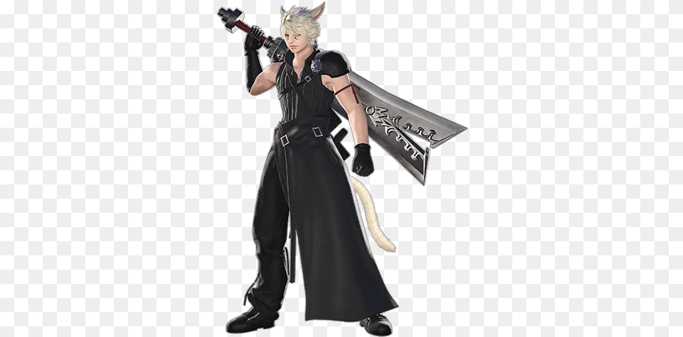 Veteran Rewards Final Fantasy Xiv The Lodestone Ffxiv Strife Set, Clothing, Costume, Person, Sword Free Transparent Png