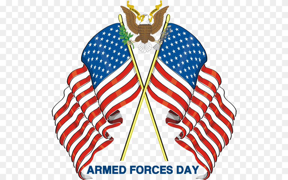 Veterans Clipart May Armed Forces Day 2018 Usa, American Flag, Flag, Animal, Bird Png Image
