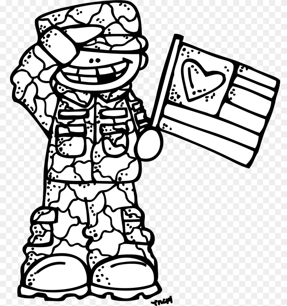 Veterans Day Clipart Black And White Royalty Free Graphics, Art, Doodle, Drawing, Baby Png Image