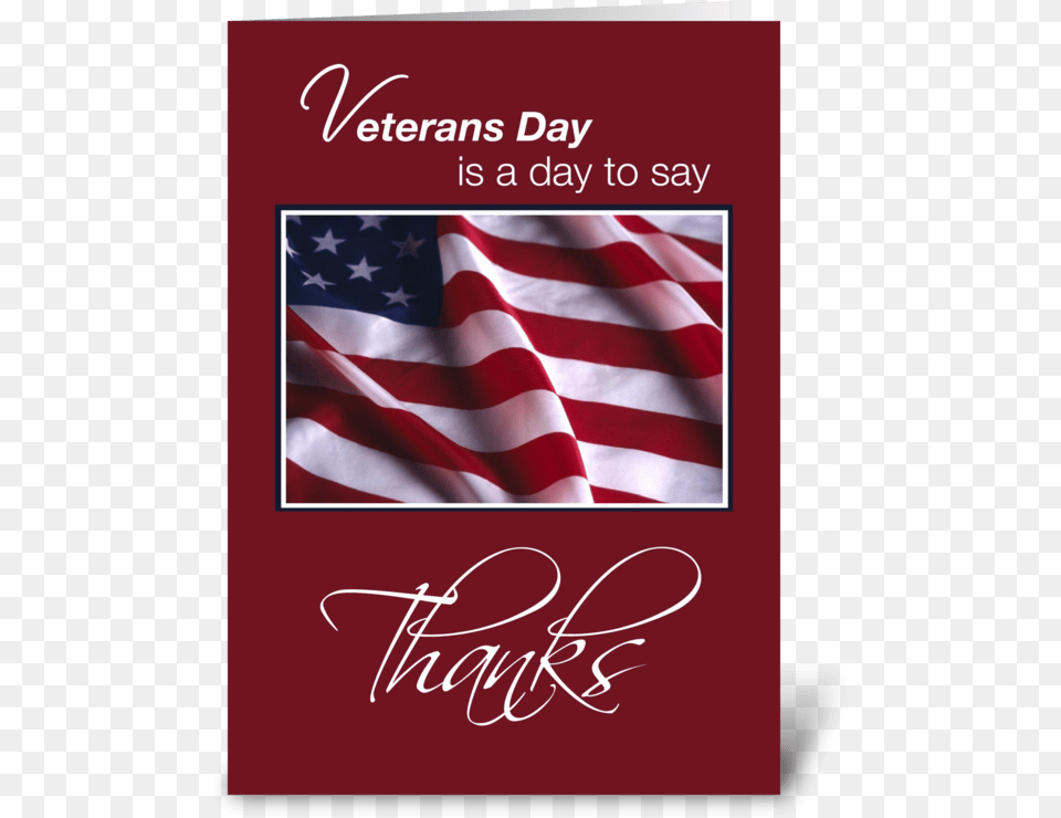 Veterans Day Thanks With American Flag Veterans Day, American Flag Free Png Download