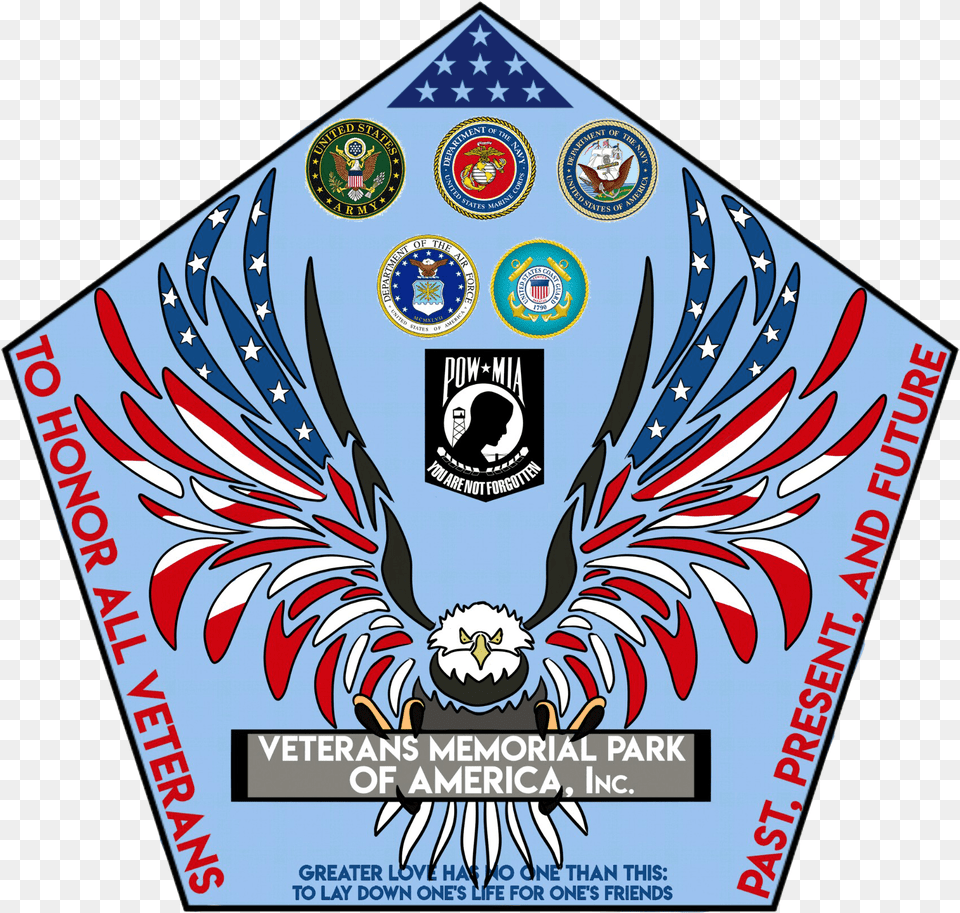 Veterans Memorial Park Of America Unveils New Logo Language, Emblem, Symbol, Advertisement, Poster Png