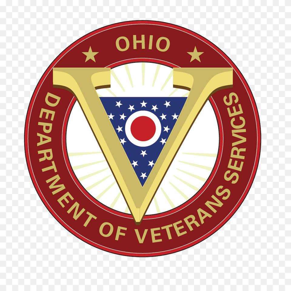 Veterans Prod Esue Ohio Ohio Departments Of Veterans, Badge, Logo, Symbol, Emblem Free Png