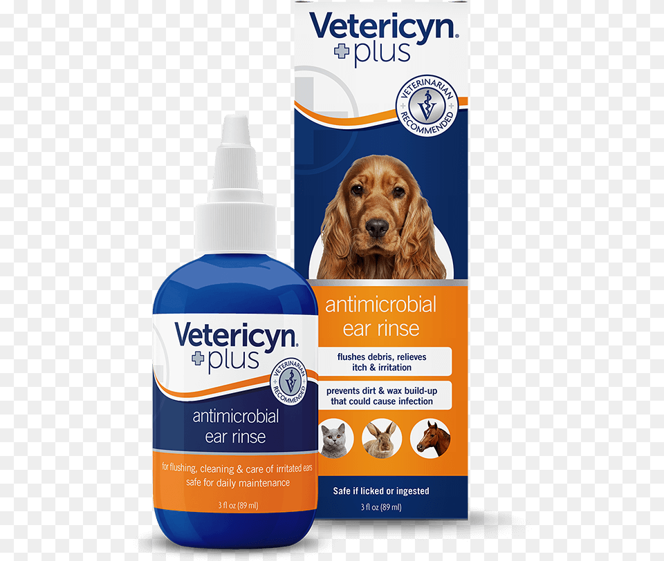 Vetericyn Ear Rinse, Bottle, Animal, Canine, Pet Free Png