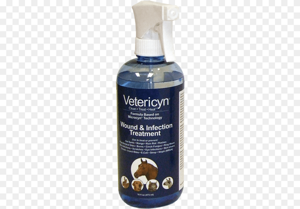 Vetericyn Wound And Infection Spray Vetericyn Wound Amp Infection Treatment 16 Oz Spray, Bottle, Tin, Animal, Horse Png