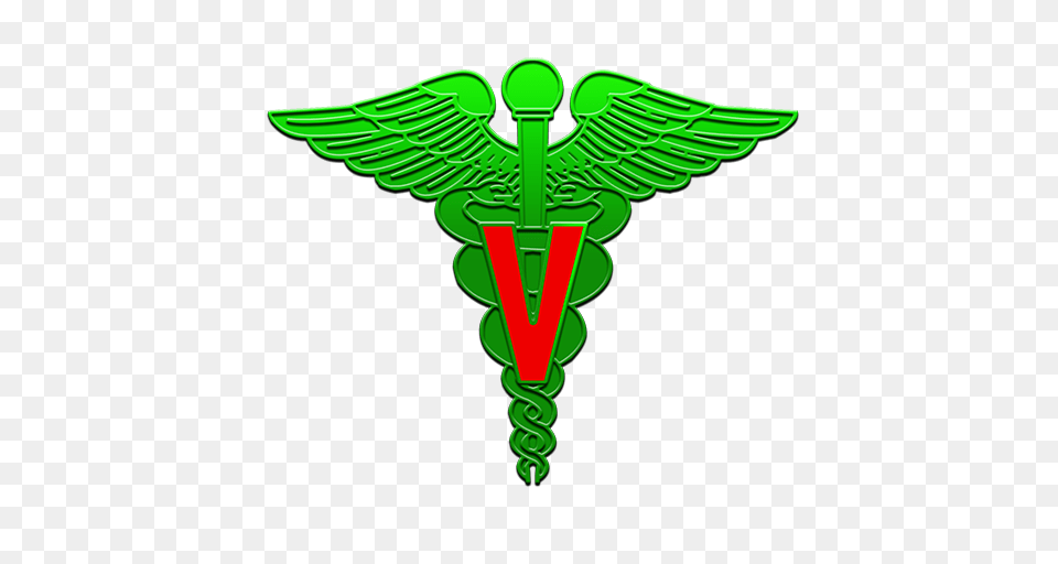 Veterinarian Caduceus Clipart Image, Emblem, Symbol, Logo, Dynamite Free Png Download