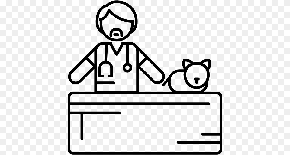 Veterinarian Icon, Stencil, People, Person, Doctor Free Png