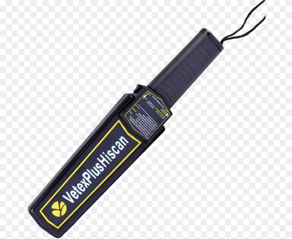 Vetex Plus High Scan Metal Detector Strap, Baton, Stick, Razor, Weapon Free Png
