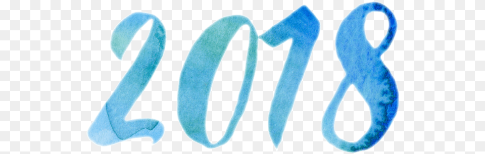 Vetor Azul De Ano Tipografia E 2018 Azul, Text, Symbol, Alphabet, Ampersand Free Png Download