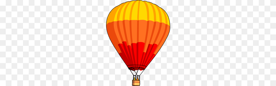 Vetor Clip Art De De Ar Vermelho E, Aircraft, Hot Air Balloon, Transportation, Vehicle Png