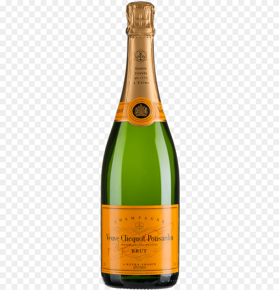 Veuve Clicquot Brut Champagne Veuve Clicquot Brut, Alcohol, Beer, Beverage, Bottle Png Image