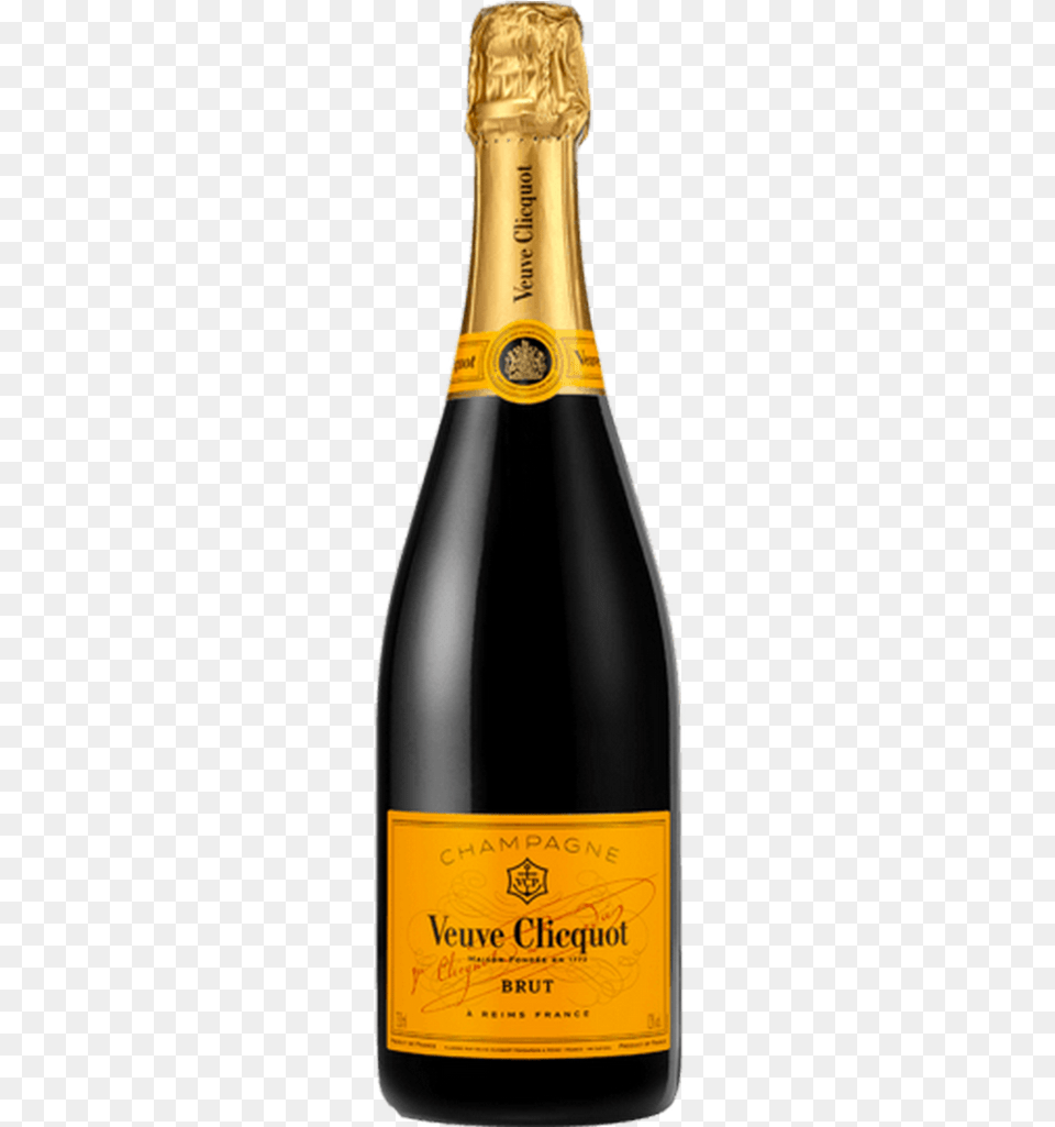 Veuve Clicquot Champagne Brut Yellow Label Ice Letter Veuve Clicquot, Bottle, Alcohol, Beer, Beverage Png