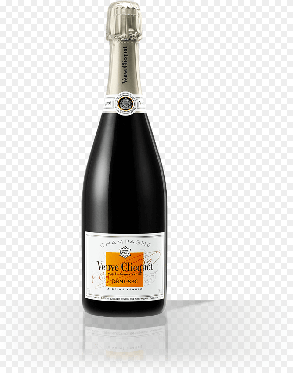 Veuve Clicquot Ponsardin Champagne Demi Sec 750ml Champagne Veuve Clicquot Demi Sec, Alcohol, Beverage, Bottle, Liquor Free Transparent Png