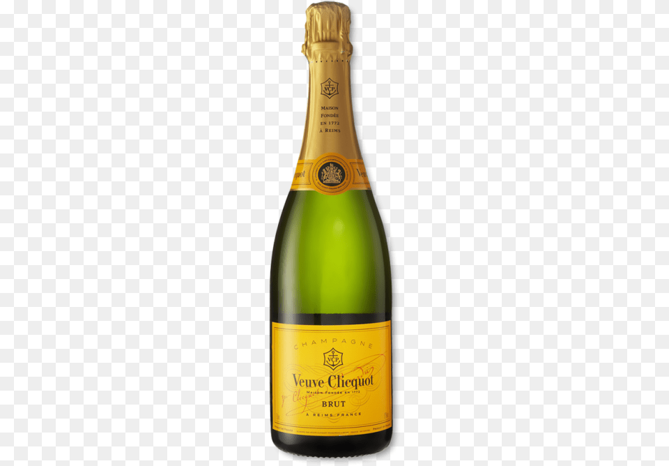 Veuve Clicquot Ponsardin Yellow Label Brut Champagne Veuve Clicquot Brut Champagne 750 Ml Bottle, Alcohol, Beverage, Liquor, Wine Free Png