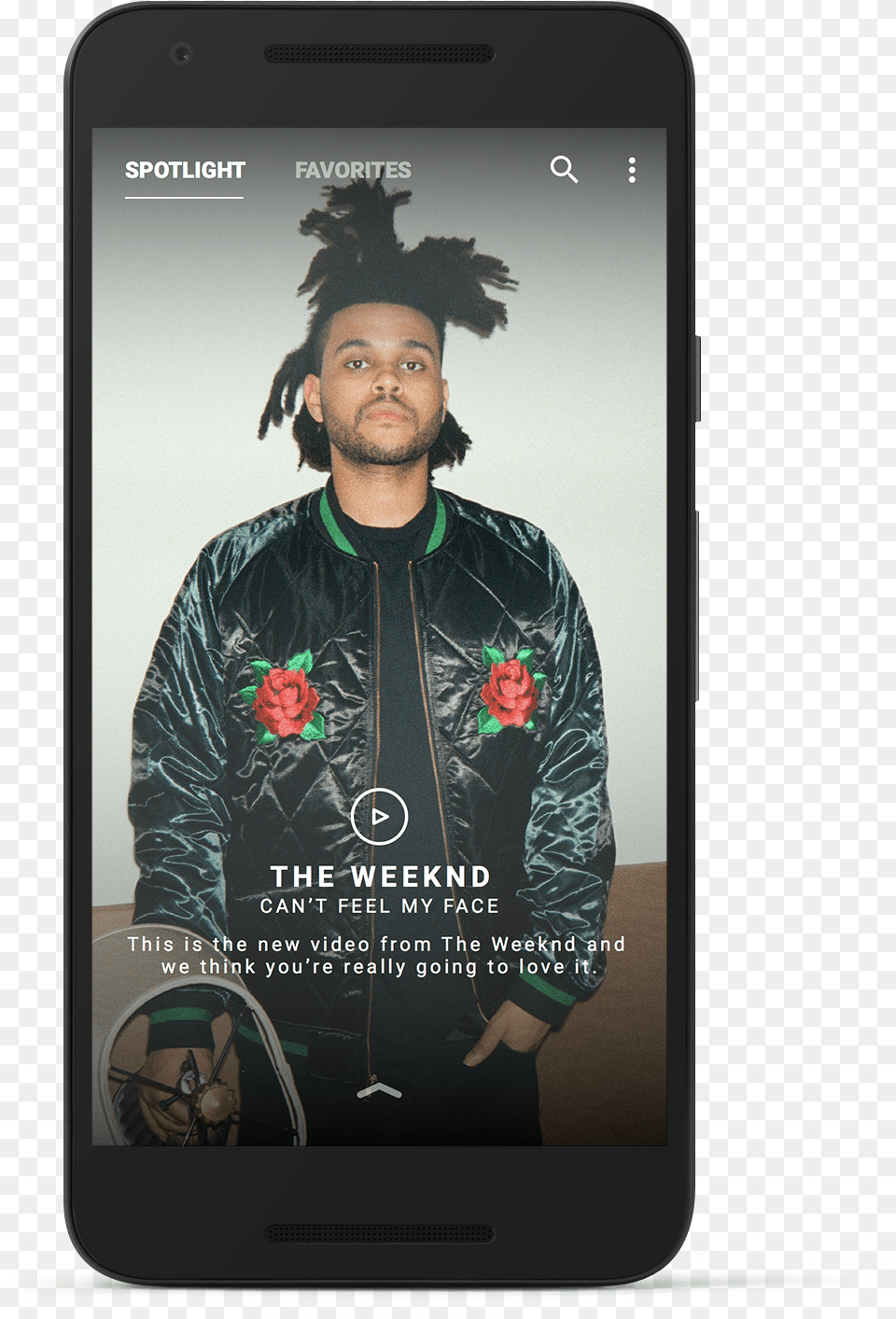 Vevo Releases New Apple Tv Android Transparent The Weeknd, Adult, Person, Mobile Phone, Man Png Image