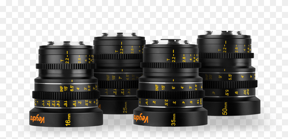 Veydra 4 Lens Veydra Mft Cine Lens Kit, Electronics, Camera, Camera Lens Free Png Download