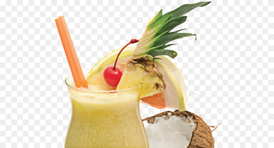 Vf Pina Coladadv Pina Colada Cocktail, Food, Fruit, Plant, Produce Png Image